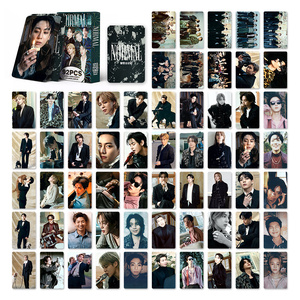 Set de 92 Fototarjetas HD de Ídolos de KPOP, Tarjetas LOMO de Doble Cara de <span class=keywords><strong>JUNGKOOK</strong></span>, SUGA, RM, JIN, JIMIN, Set de Pegatinas, Regalo para Fans, Postales - Product Image 2