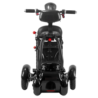 Parfait voyage transformateur 4 roues améliorer pliable électrique scooter de mobilité pliant pratique pour handicapés