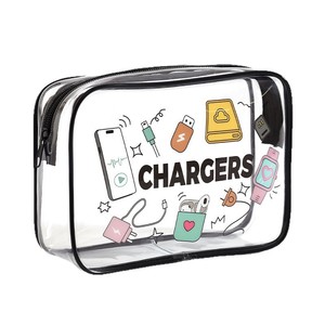 Kit de Primeros Auxilios Esencial <span class=keywords><strong>para</strong></span> Viajes, Bolsa de Maquillaje Transparente de PVC Impermeable, Organizador de Viaje, Bolsa de Aseo 20x15x6cm, Logotipo Personalizado - Product Image 5