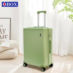กระเป๋าเดินทาง Obox ขนาด 24 นิ้ว แบบล้อลาก สำหรับขึ้นเครื่องบิน  กระเป๋าเดินทางสำหรับทุกเพศ  พร้อมกุญแจล็อค  ลายทาง  น้ำหนักเบา พกพาสะดวก - Product Image 1