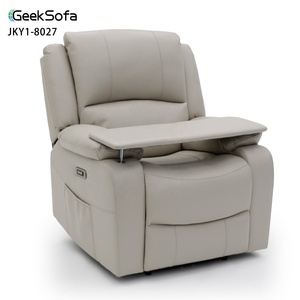 Geek sofa Möbel Modernes Leder Power Electric Beauty Salon Liegestuhl mit Tablett Tisch für Wohnzimmer - Product Image 1