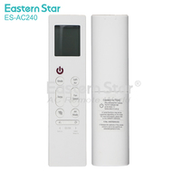 Télécommande AC ES-AC240 en ABS avec écran LCD, compatible avec les climatiseurs LG, modèle AKB76044202