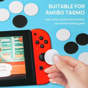 Có thể ghi lại NFC dính lại Stickers 504 byte Bộ nhớ 13.56MHz RFID giao diện truyền thông PVC 1K ISO NFC kích hoạt điện thoại thẻ - Product Image 3