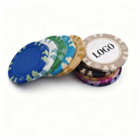 Marqueur de balle de golf en plastique personnalisé avec logo d'usine OEM, marqueur de balle de golf personnalisé en gros, accessoire cadeau de golf d'extérieur