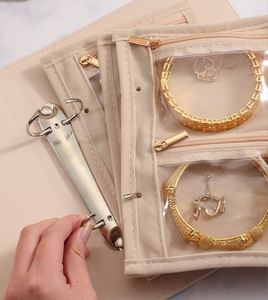 Space-Saving Waterproof Travel Jewelry Organizer with 5-Layer Adjustable <b>Storage</b> - Product Image 3