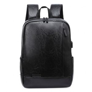 Sac à dos en PU élégant et de haute qualité, sac à bandoulière décontracté pour ordinateur portable pour homme, logo personnalisé - Product Image 1