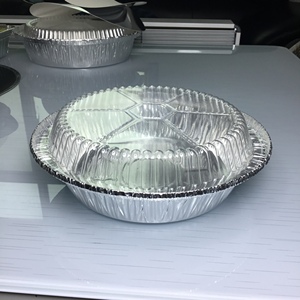 Dùng Một Lần Vòng Nhôm Lá Thực Phẩm Container Với Nhựa Giấy Nhôm Có Nắp Đậy Lò Vi Sóng An Toàn Cho Các Nhà Hàng Khách Sạn Bán Buôn - Product Image 3