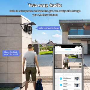 LCLCTEK Camera An Ninh Pin Năng Lượng Mặt Trời WIFI Hệ Thống Cctv Không Dây P2P Phát Hiện Chuyển Động PIR Chống Nước Ngoài Trời - Product Image 5