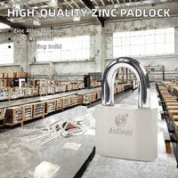 Cadenas antivol en alliage de zinc de haute qualité pour vélo/moto, serrure mécanique à clé en laiton 40MM, prix usine