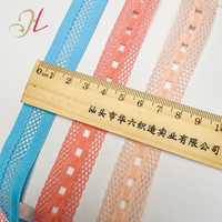 Haute qualité couleur dentelle bande élastique Spandex sangle vêtements accessoires Net sangle Picot élastique pour sous-vêtements