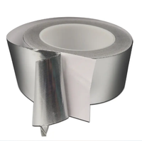 Ruban adhésif en aluminium anti-âge pour protection d'étanchéité, épaisseur 0,05 mm, 75 mm, 50 m