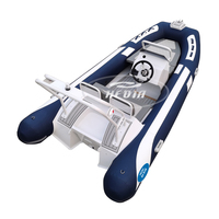 Bateau à rames Hedia 14 pieds, coque en aluminium, bateaux à rames Hypalon 420