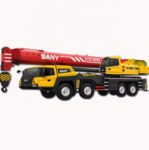 Grúa de camión usada de 100 toneladas, marca famosa china de calidad con componentes de bomba de motor de caja de cambios de motor central a la venta - Product Image 1