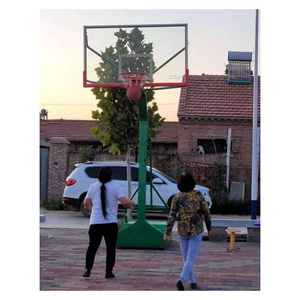 Boîte Concave en acier réglable, système de support de panier de basket-ball, <span class=keywords><strong>but</strong></span>, poteaux de <span class=keywords><strong>but</strong></span>ée arrière, taille du système - Product Image 4