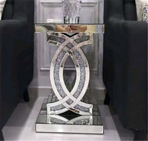 Foshan factory cheap simple mirror side table flower stand <span class=keywords><strong>mobili</strong></span> da soggiorno tavolo centrale personalizzato di alta qualità - Product Image 6