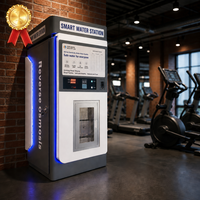 Máquina Expendedora de Agua ATM 800GPD/1200GPD/1600GPD con Sistema de Pago con Monedas/Billetes/Tarjeta POS para Comunidades/Áreas Comerciales