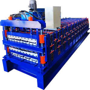 Voll automatische Hochgeschwindigkeits-Wellblech maschine Walzen form maschine mit Motor getriebe motor-Hersteller verkauf - Product Image 2