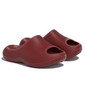 Chanclas de Moda con Diseño de Dibujos Animados, Acolchadas, Antiolor, Punta Abierta, PVC, Pantuflas de Interior con Suela de Goma, para Todas las Temporadas - Product Image 4