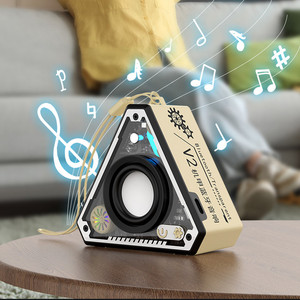 Lonvel 2025 Tiện Ích Điện Tử Sáng Tạo Không Dây Sạc Bt Loa Tam Giác Chế Độ Loa Sản Xuất Tại Trung Quốc Pin Nhựa - Product Image 3