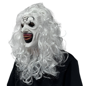 Nicro penutup kepala Cosplay badut keluaran baru topeng horor lateks percikan darah kostum pesta topeng <span class=keywords><strong>Halloween</strong></span> - Product Image 2