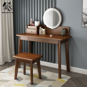 chinese supplier low cost customized large stock ready to ship <b>mirror</b> dresser new fashion bedroom furniture wood lighted dresser - Product Image 6