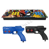 Console de Jeu d'Arcade avec Jeux de Pistolet Optique, Prise en Charge de Jusqu'à 180 Jeux de Pistolet avec Recul Choc, Basée sur Carte Mère PC