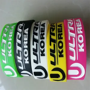 2024 New Arrival Factory Wholesale Debossed 1 Inch Wide Silicone Wristbands With Custom Logo