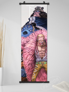 25*75CM Anime <span class=keywords><strong>chapeau</strong></span> <span class=keywords><strong>de</strong></span> <span class=keywords><strong>paille</strong></span> pirates toile Luffy Zoro <span class=keywords><strong>Nami</strong></span> HD Print One pieces poster - Product Image 3