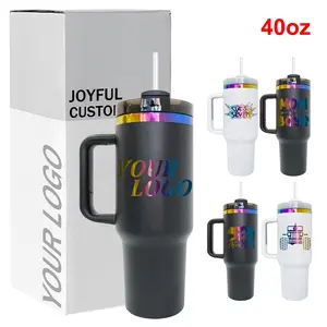 personalized gift best value gifts laser tech 30oz 40oz quencher tumbler White Black Rainbow Engraving 30oz Tumbler with straw