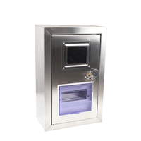 Boîtier de distribution électrique en acier inoxydable, boîte de commande IP66 étanche pour extérieur LANWANG LWDBX-2