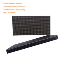 Module de matrice led d'intérieur, panneau de scène smd2121, affichage led polychrome, 192x96mm, vente en gros, p5 p6, 64x32 pixels