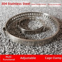 Collier de serrage universel en acier inoxydable SUS304 réglable à une seule oreille pour soufflet CV, métrique, pour applications automobiles
