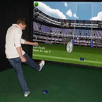 Nouveauté 2026 : Simulateur de football interactif avec buts, projection de jeux, pour aire de jeux intérieure et parc d'attractions VR
