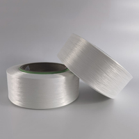 Hilo de Poliéster Singda ITY 135D/108F Blanco Crudo, Hilo Texturizado Entremezclado de Uno y Dos Pasos, Telas ITY de Vietnam