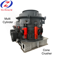 Concasseur à Cône Hydraulique Multi-Cylindres pour Concassage Moyen-Fin de Minerai, Équipement de Production d'Aggregats avec Nettoyage Automatique des Cavités