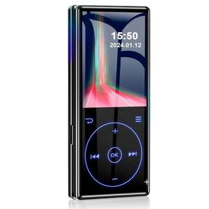 Reproductor MP3 de 2.4 Pulgadas con Bluetooth 5.0, Altavoz Integrado, Pantalla Táctil Completa, Radio FM y Grabadora de Voz para Todos los Escenarios - Product Image 1