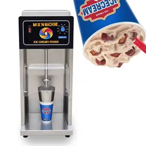 Menor preço Blizzard Ice Cream Making Machine Swirl Fruits Ice Cream Mixer