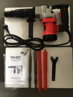 Boîte de fer 230v petit marteau de démolition électrique Portable portatif industriel mur en béton Jack Breaker Rock Drill Machine