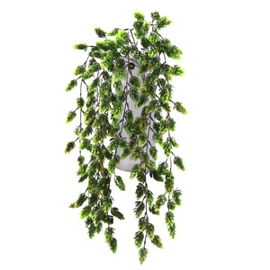 กิ่งหลิวประดิษฐ์หลากสีสัน ยาว 65 ซม. กิ่งหลิวพลาสติกสีสันสดใสสำหรับตกแต่งรั้วผนังกลางแจ้งอย่างมีชีวิตชีวา - Product Image 4