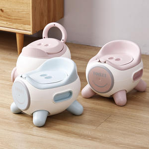 Taburete escalonado de plástico para niños con cubo interior, orinal de dibujos animados de diseño grueso para niños, modelo Zhejiang 1804 - Product Image 2