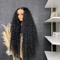 Perruque Lace Front Wig naturelle lisse HD, cheveux humains, cuticules alignée, longue, 13x6, 30 32 34 36 38 40 50 pouces