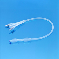 Équipement d'obstétrique et de gynécologie, ballon de mûrissement cervical jetable de classe II 18Fr à triple lumière, capacité du ballon de 80 ml