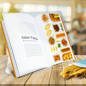 <span class=keywords><strong>Support</strong></span> <span class=keywords><strong>de</strong></span> <span class=keywords><strong>livre</strong></span> <span class=keywords><strong>de</strong></span> <span class=keywords><strong>cuisine</strong></span> en acrylique Durable, Transparent, facile à utiliser pour iPad/tablette - Product Image 3