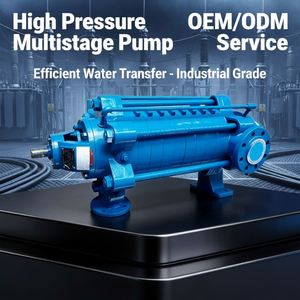 Bomba Centrífuga Multietapa Horizontal Autoequilibrada - Bomba Eléctrica de Alta Presión para Aplicaciones Industriales de Minería/Metalurgia - Product Image 1