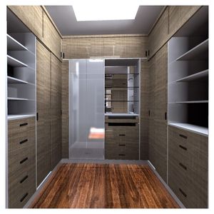 Prima Personnalisable Couleurs Pas Cher Moderne Armoire En Bois Placard Avec Portes Vêtements Chambre Armoire - Product Image 2