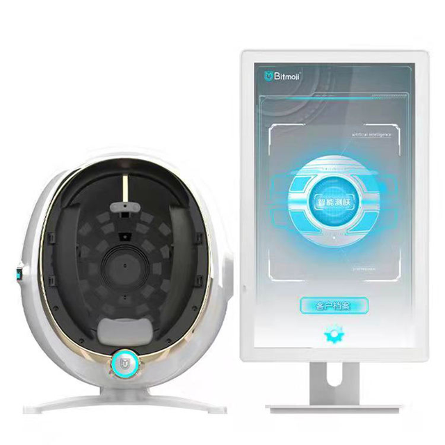 21.5 Inch Screen  AI  Magic Mirror 3D Face Scanner LED Light Source AI Technology US Plug WiFi Facial Skin Analyzer