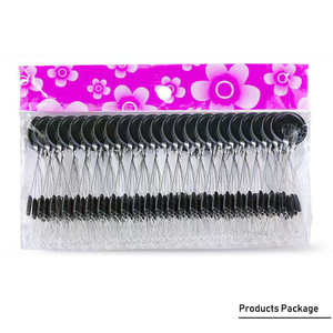 Wholesale Black Durable Rubber <strong>Fishing</strong> Bobber <strong>Float</strong> 6-in-1 Oval Beads Sinker Stopper Smoothly Polished Hole 4 Sizes <strong>Cylindrical</strong> - Product Image 3
