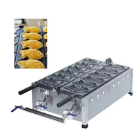 Chauffage électrique, machine Taiyaki, petite machine commerciale à gâteaux de poisson de Taiwan, gaufres à grignoter, crêpes en forme de poisson
