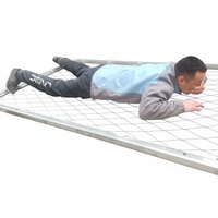 Filet de sécurité robuste en treillis métallique en acier inoxydable haute résistance anti-chute pour atrium de centre commercial et garde-corps de lucarne