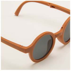 Lunettes de soleil pliables colorées pour enfants avec logo personnalisé, protection UV400, lunettes de soleil rondes pliables pour garçons et filles - Product Image 3